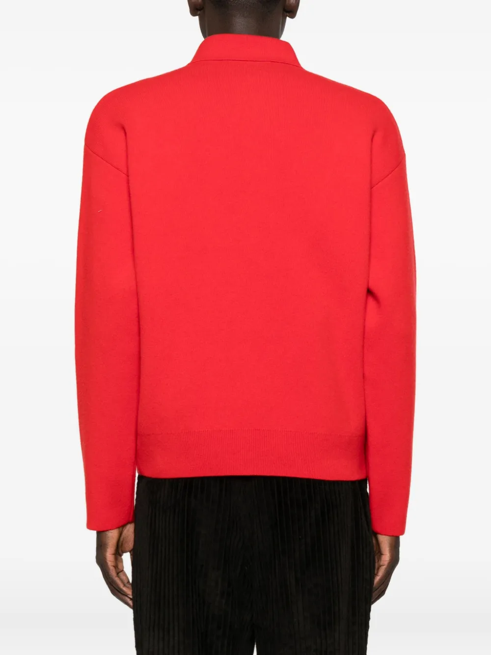 Jacquemus Pallone Wallace-style Sweater In Red