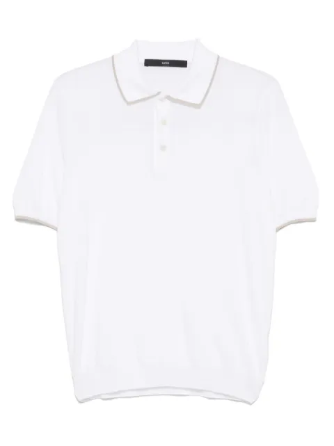 SAPIO Camisa polo com acabamento contrastante