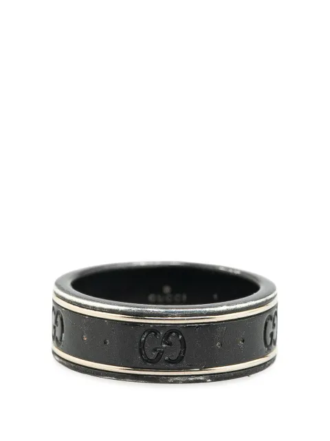 Gucci Pre-Owned دبلة 'أيكون ثين' ذهب أبيض عيار 18 2024-2000