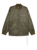 Mastermind Japan logo-embroidered quilted jacket - Green