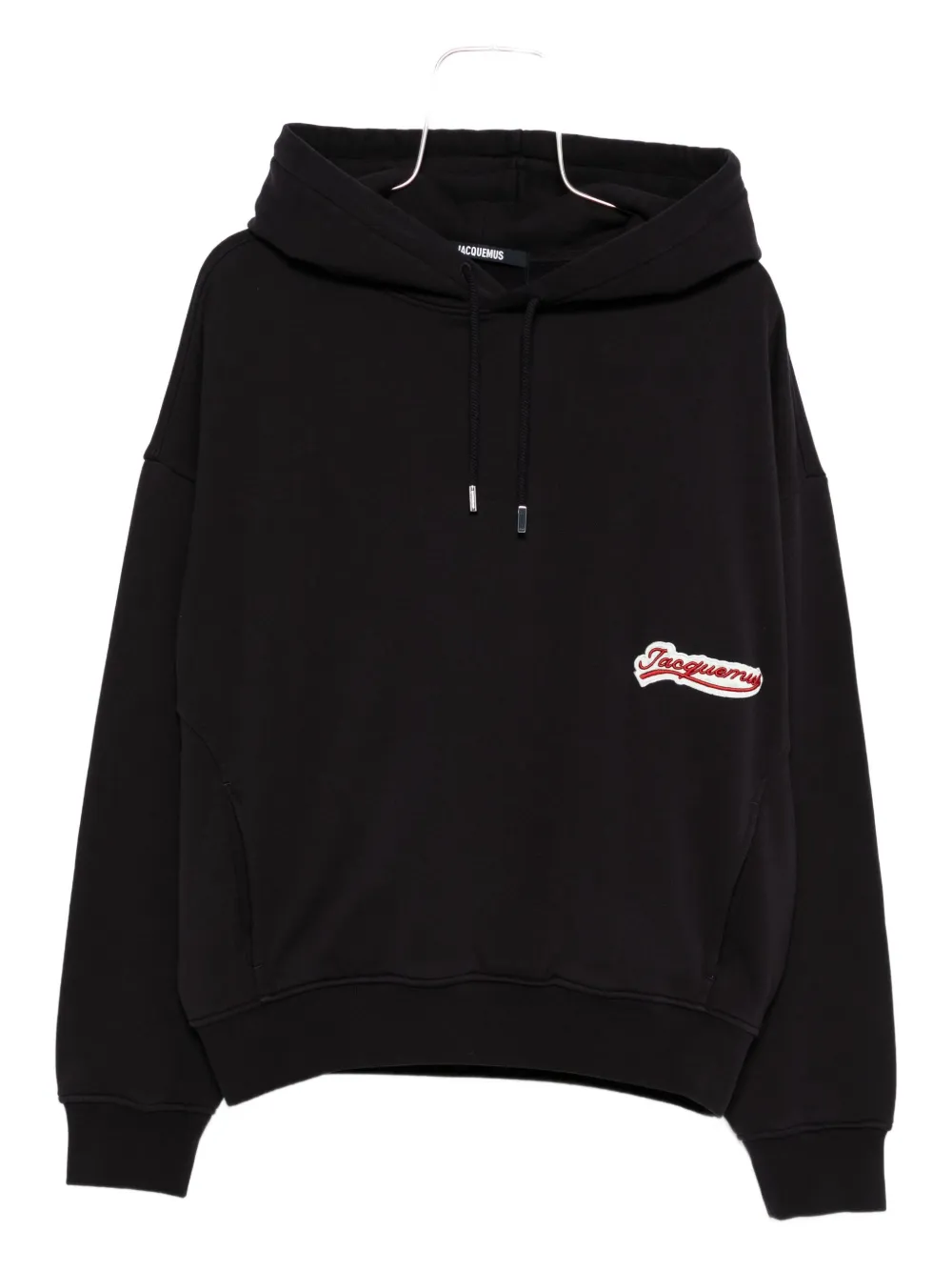 Jacquemus logo-patch hoodie Blauw