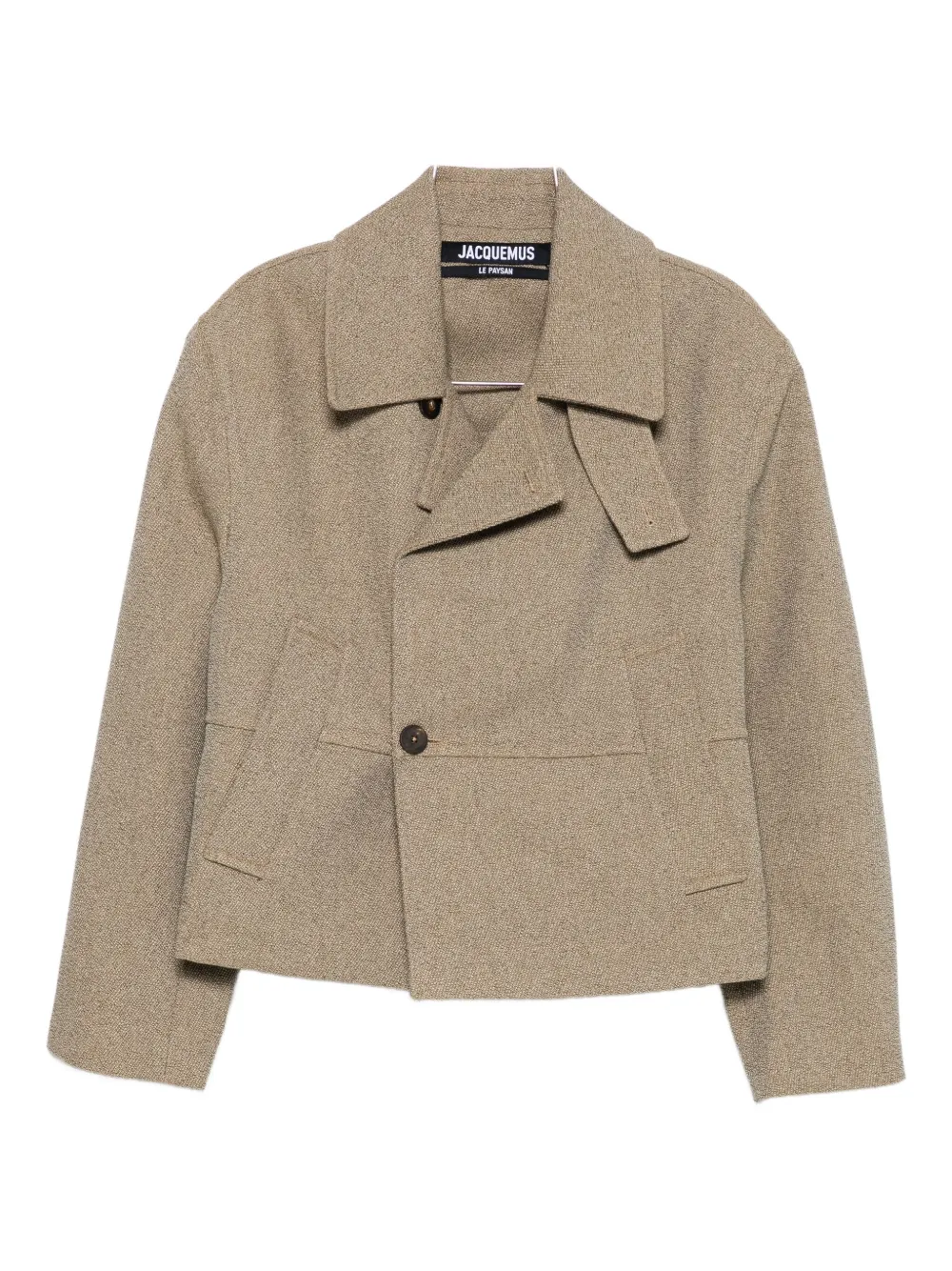 Jacquemus Button-fastening Jacket In Brown