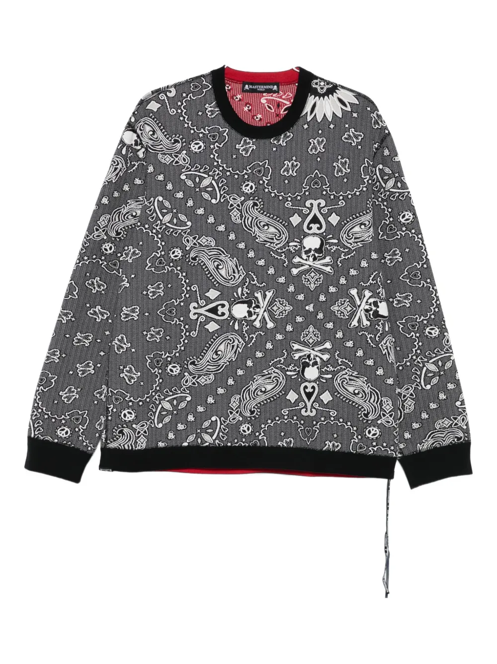 Mastermind Japan World reversible T-shirt - グレー Mastermind Japan World reversible T-shirt - グレー