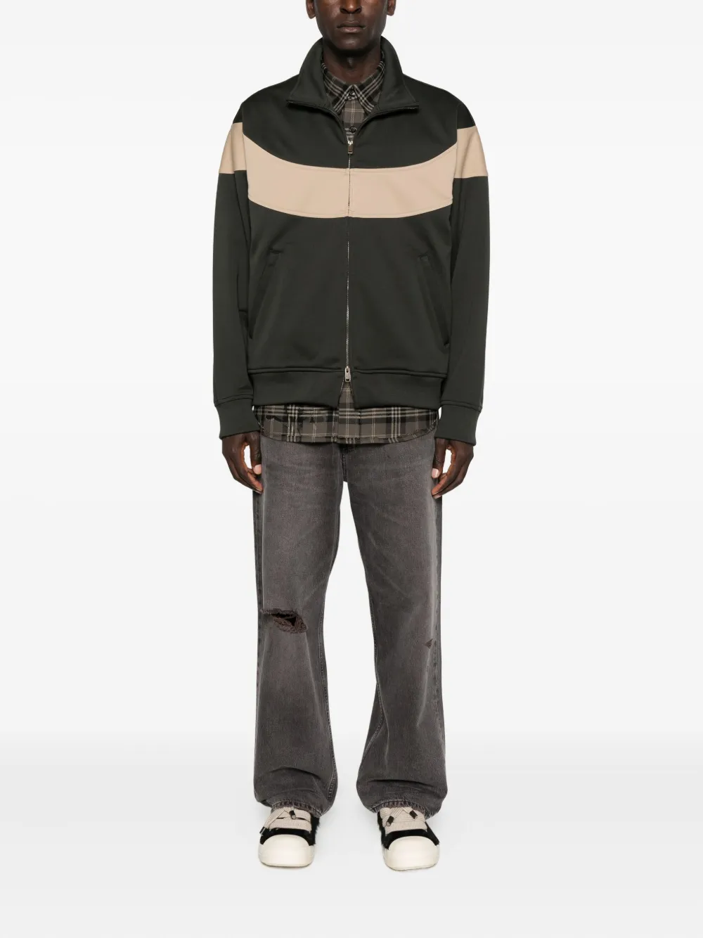 Mastermind Japan panelled zip-up track jacket | Sport Jackets & Windbreakers | Image 2