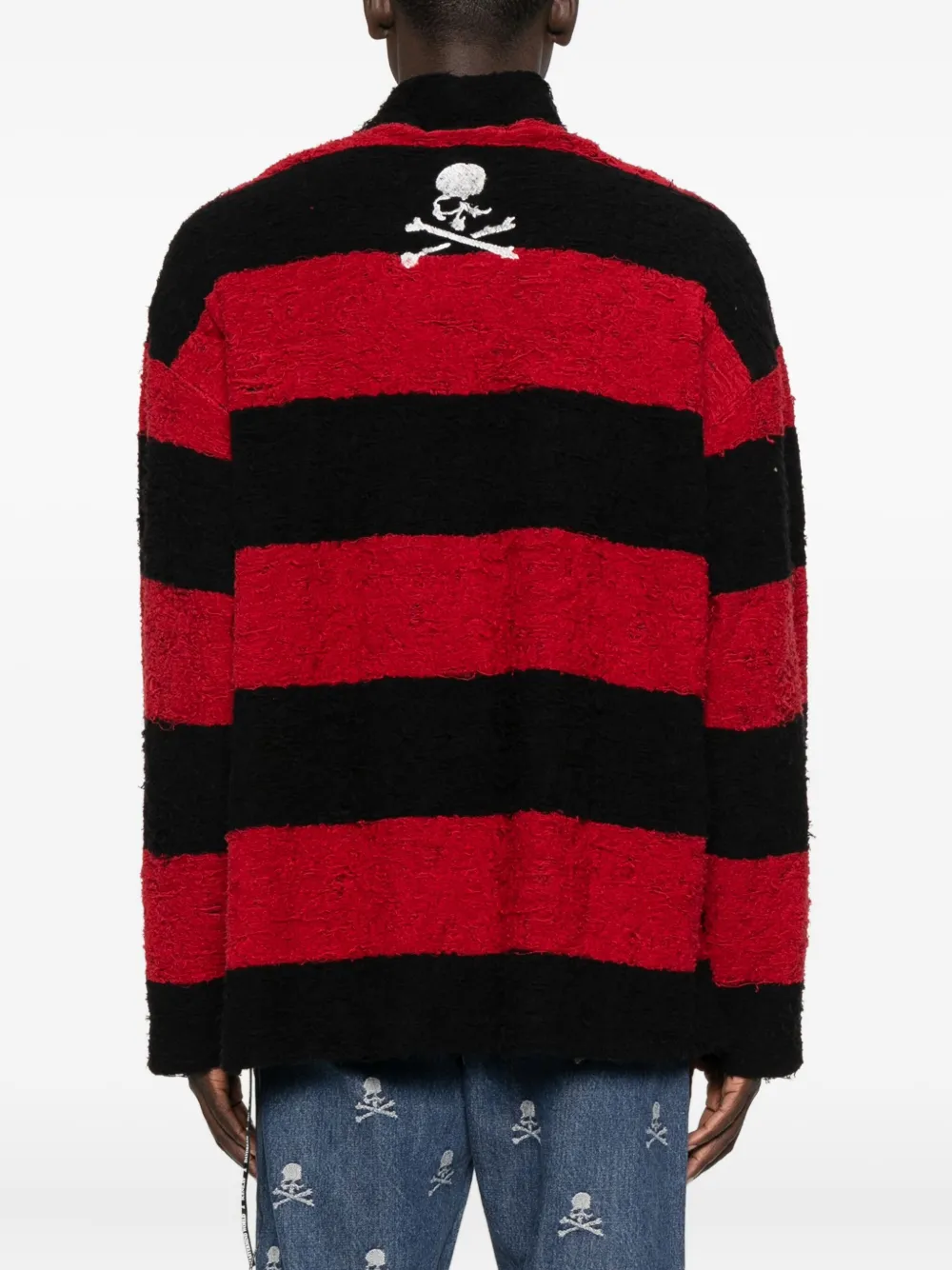 Mastermind Japan Gestreept T-shirt Zwart