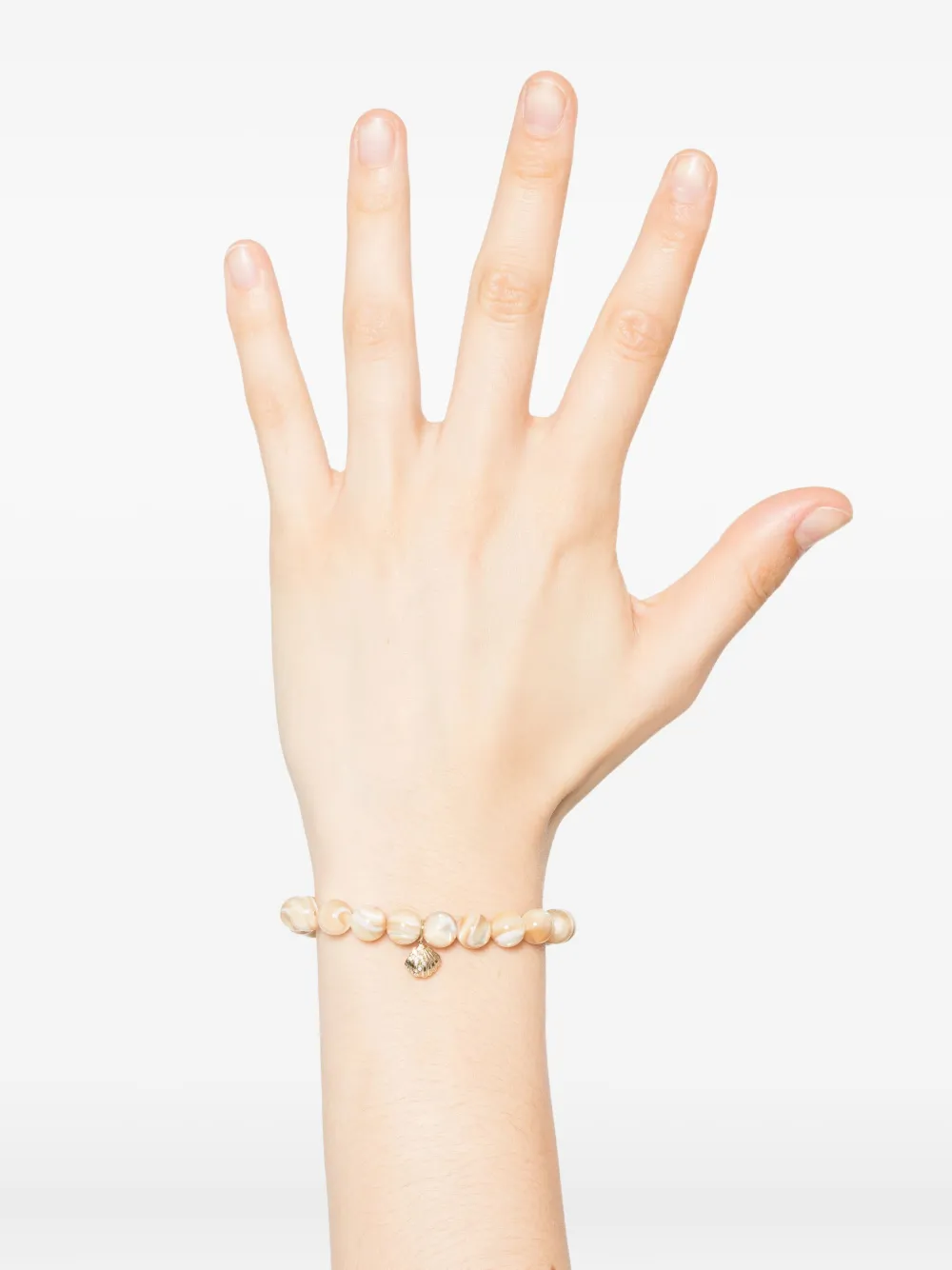 Sydney Evan 14K yellow gold Stone Shell bracelet | Image 2