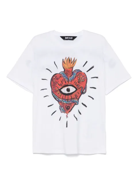 Just Cavalli Heart and Snake T-shirt
