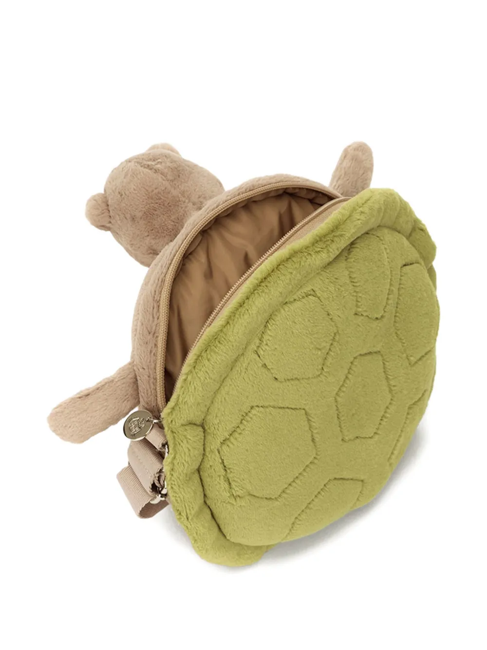 Jellycat Timmy Turtle schoudertas Beige