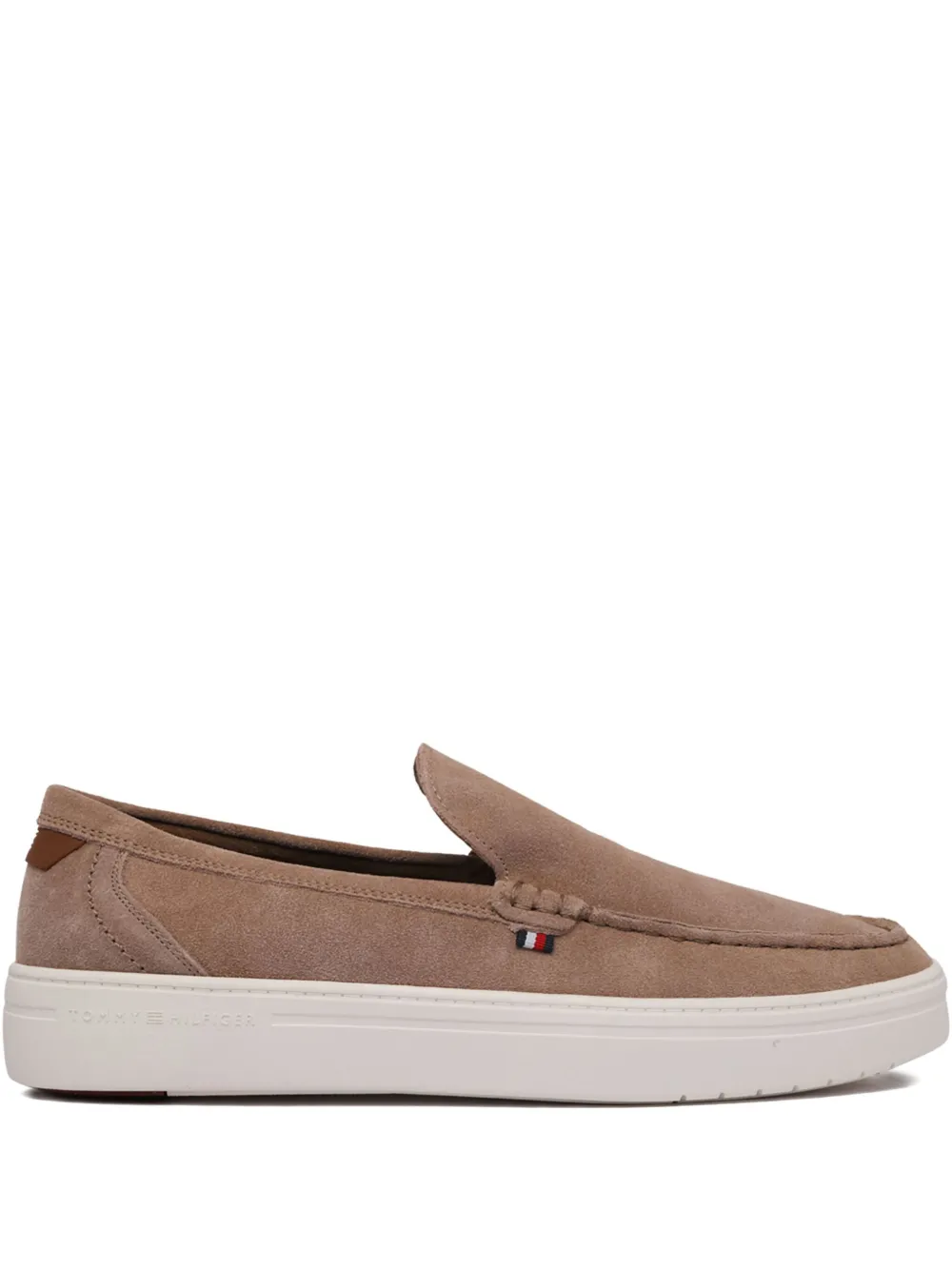 Tommy Hilfiger suede loafers Neutrals