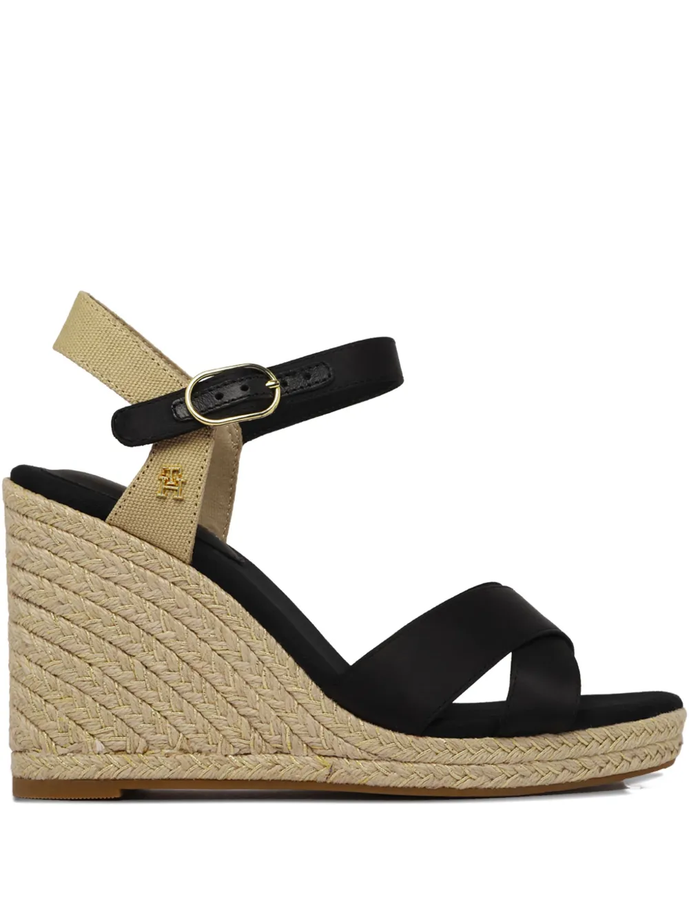 Tommy Hilfiger 102mm Satin-trim Wedge Sandals