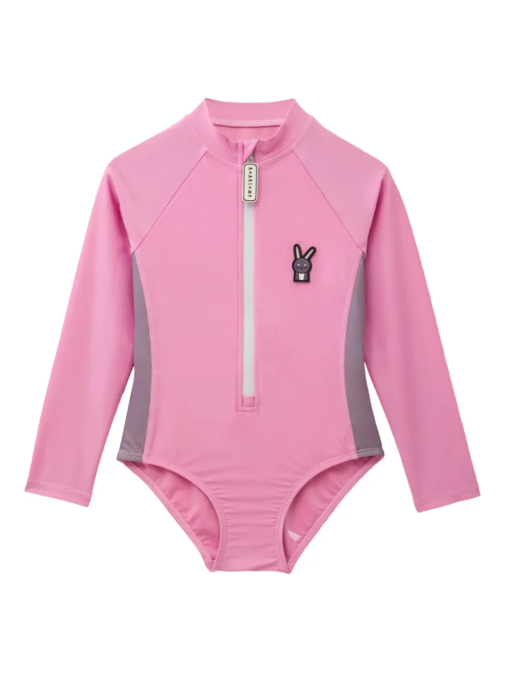 Roarsome logo-patch float suit | Purple | Image 1