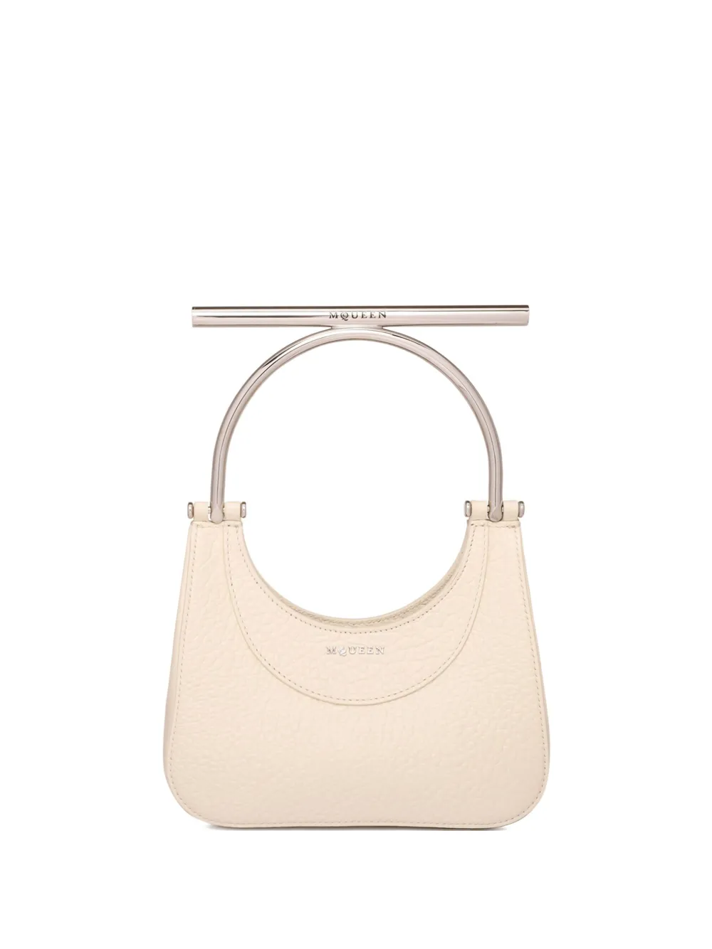 Alexander McQueen Leren clutch Wit