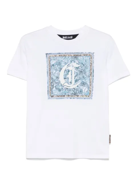 Just Cavalli logo-print T-shirt