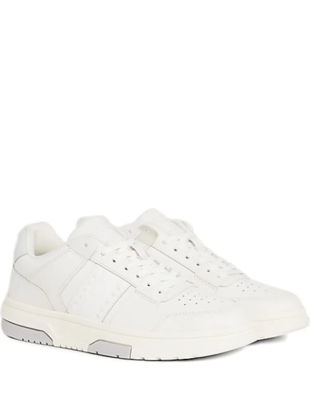 Tommy Jeans leather sneakers White