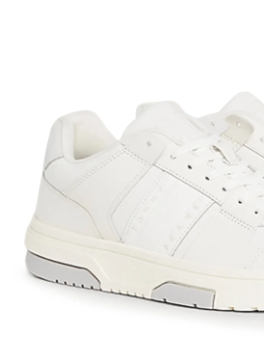 Tommy Jeans leather sneakers White