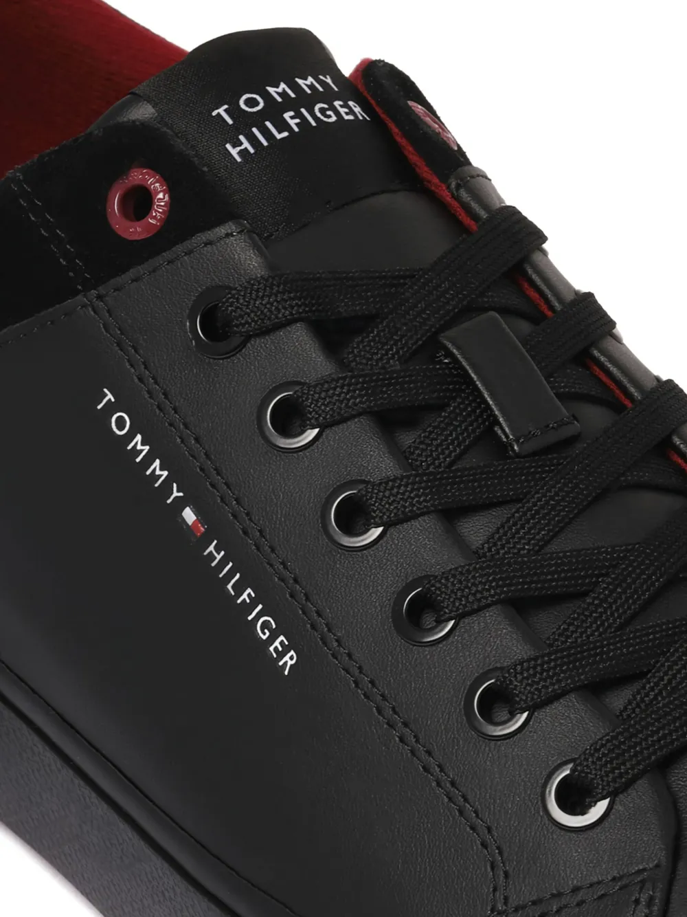 Tommy Hilfiger logo sneakers Black