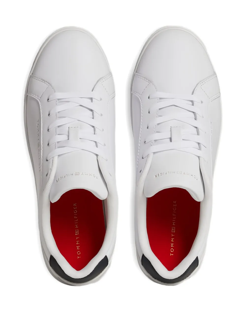 Tommy Hilfiger leather sneakers White
