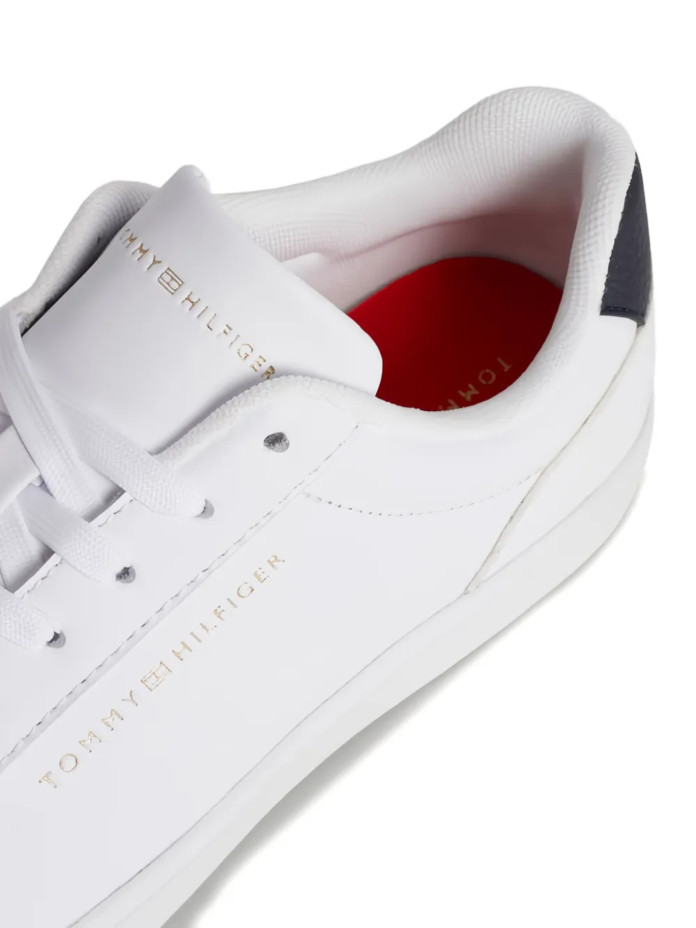 Tommy Hilfiger leather sneakers White