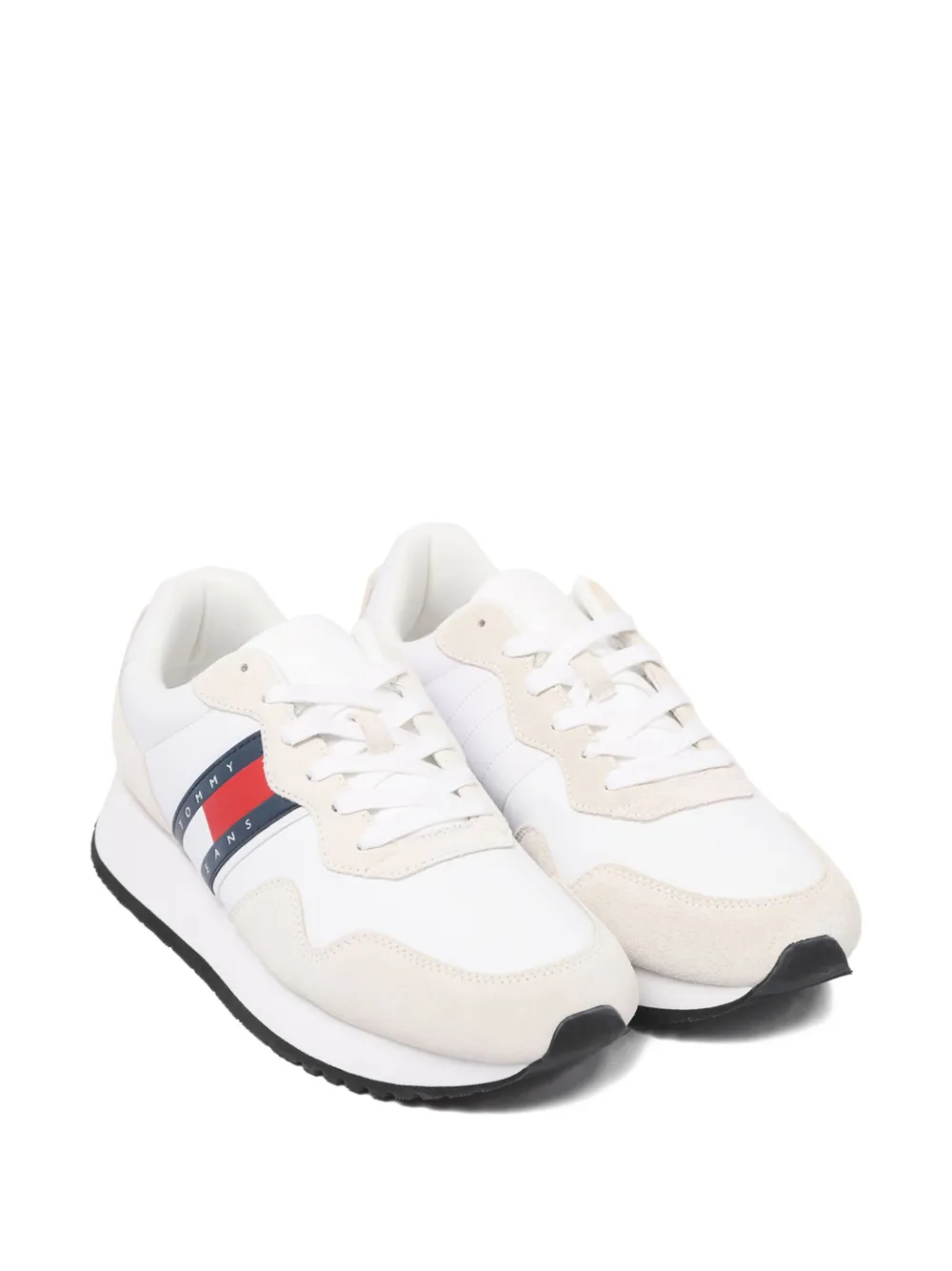 Tommy Jeans leather sneakers White