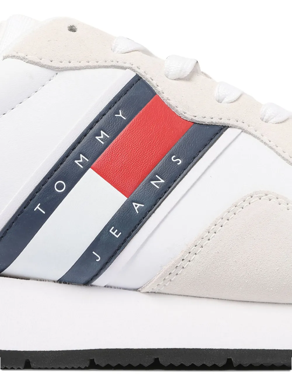 Tommy Jeans leather sneakers White