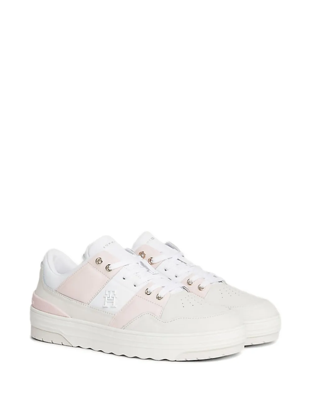 Tommy Hilfiger leather sneakers Neutrals