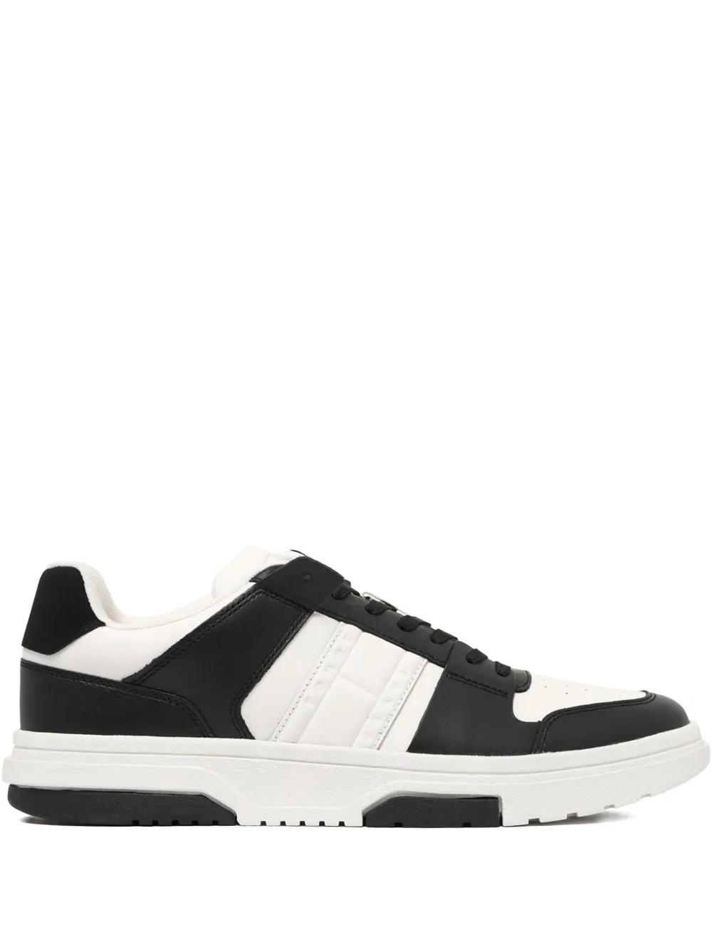 Tommy Jeans leather sneakers Black
