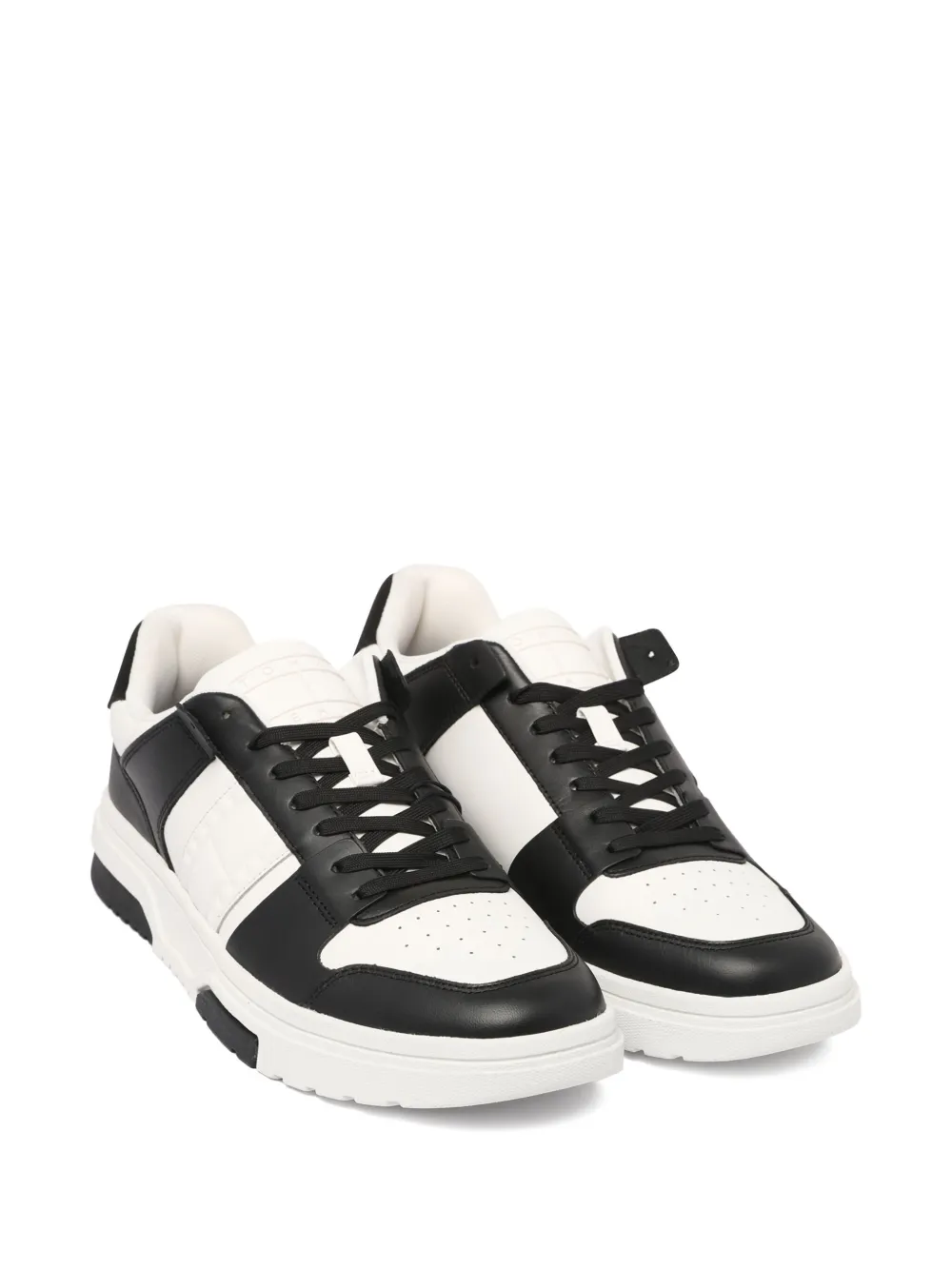 Tommy Jeans leather sneakers Black