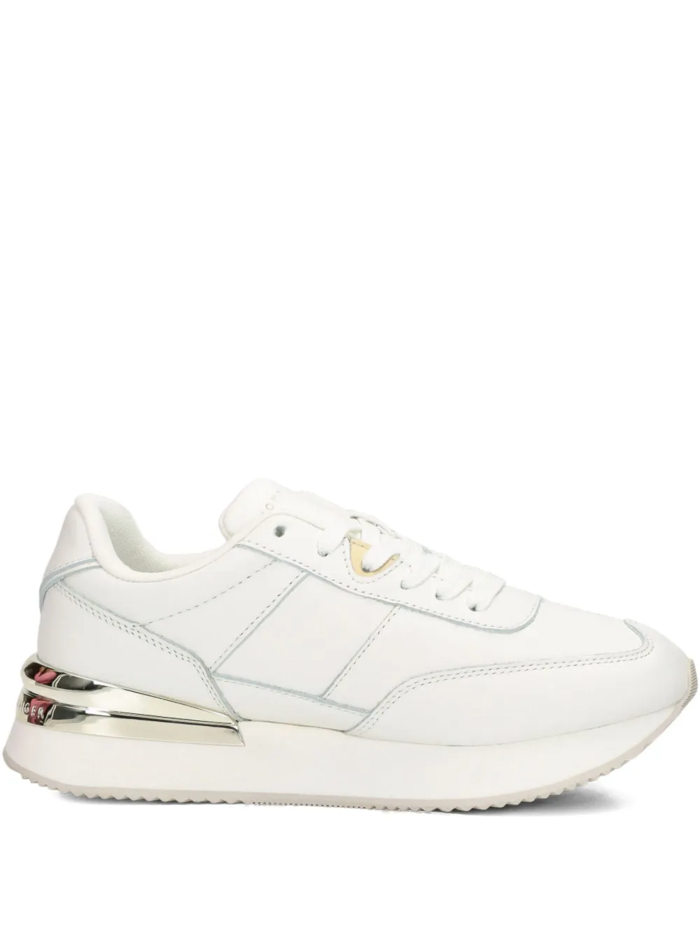 Tommy Hilfiger leather sneakers White