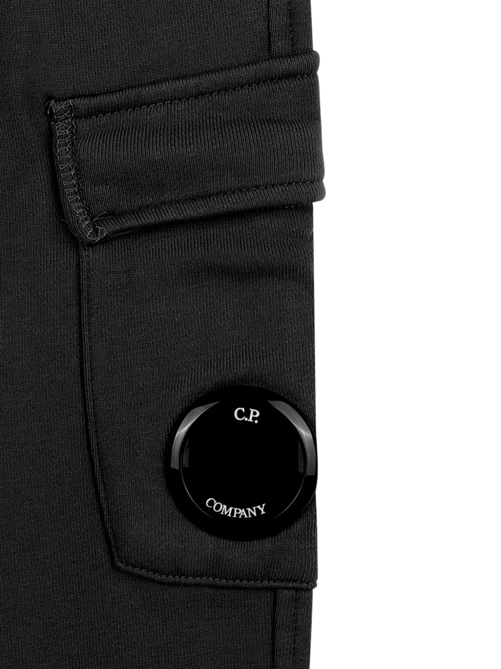 C.P. Company Kids Joggingbroek met Lens-detail Zwart