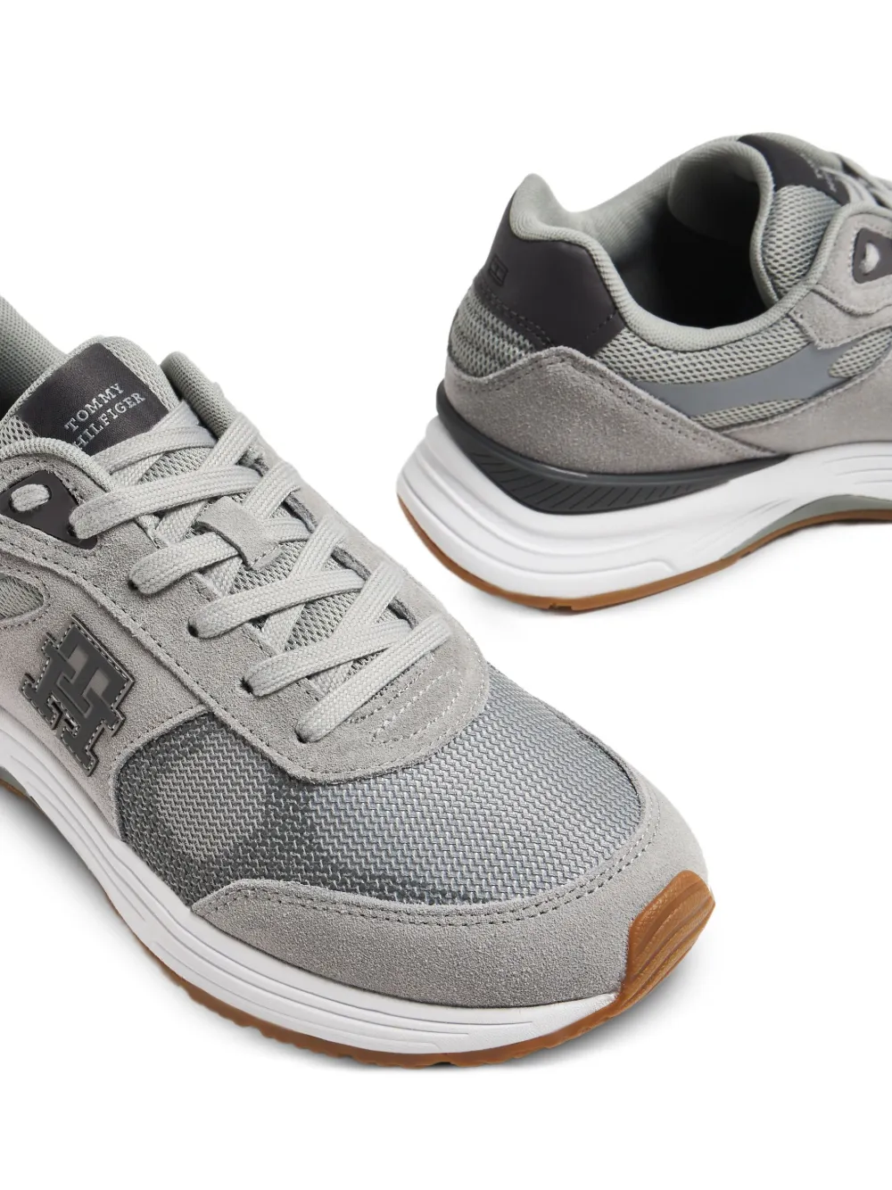 Tommy Hilfiger logo-patch sneakers Grey