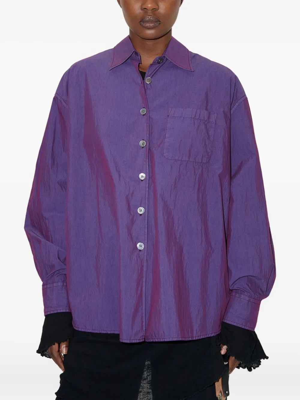 OUR LEGACY Blouse met lange mouwen Paars