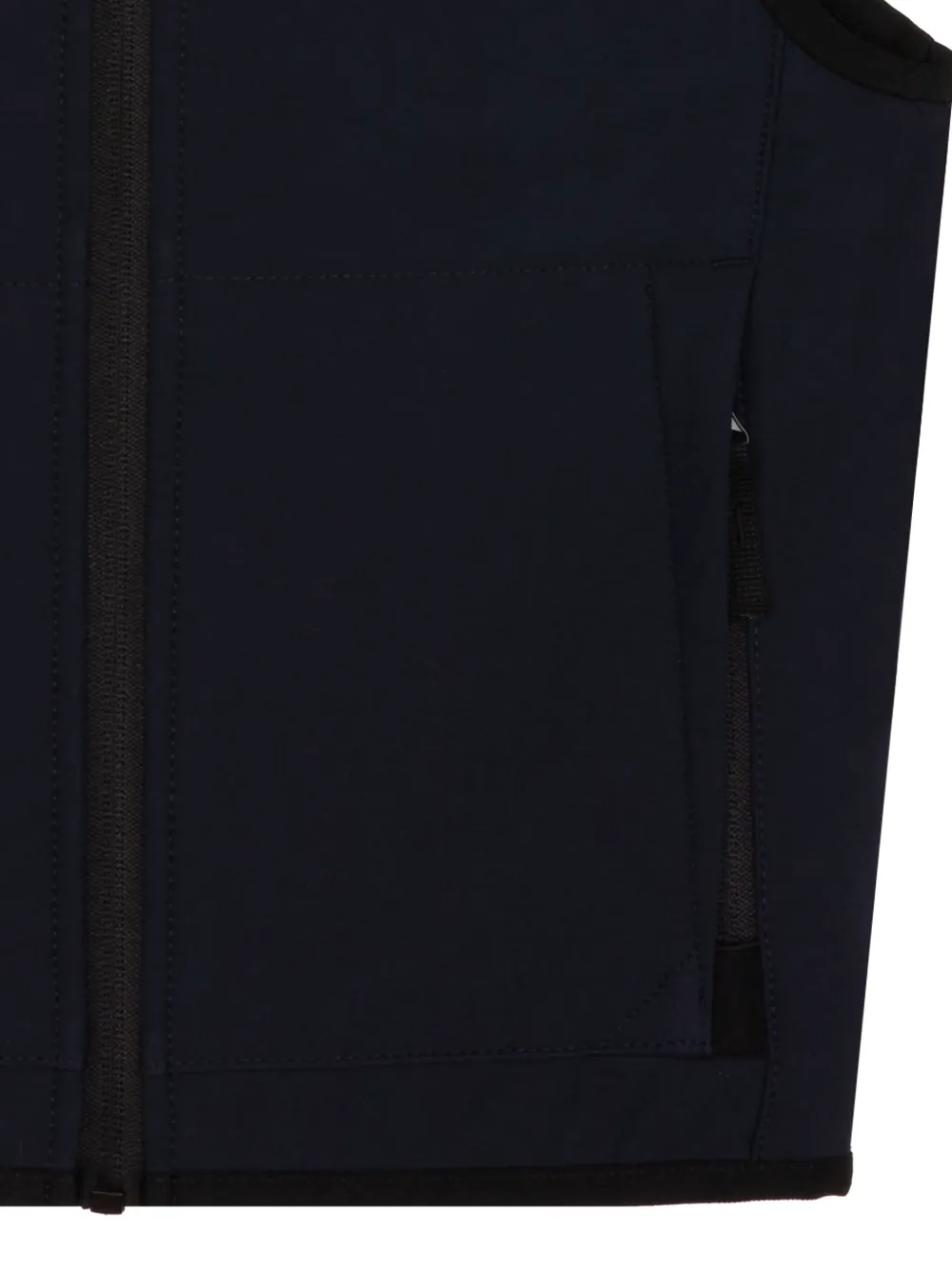 Stone Island Junior Top met rits Zwart
