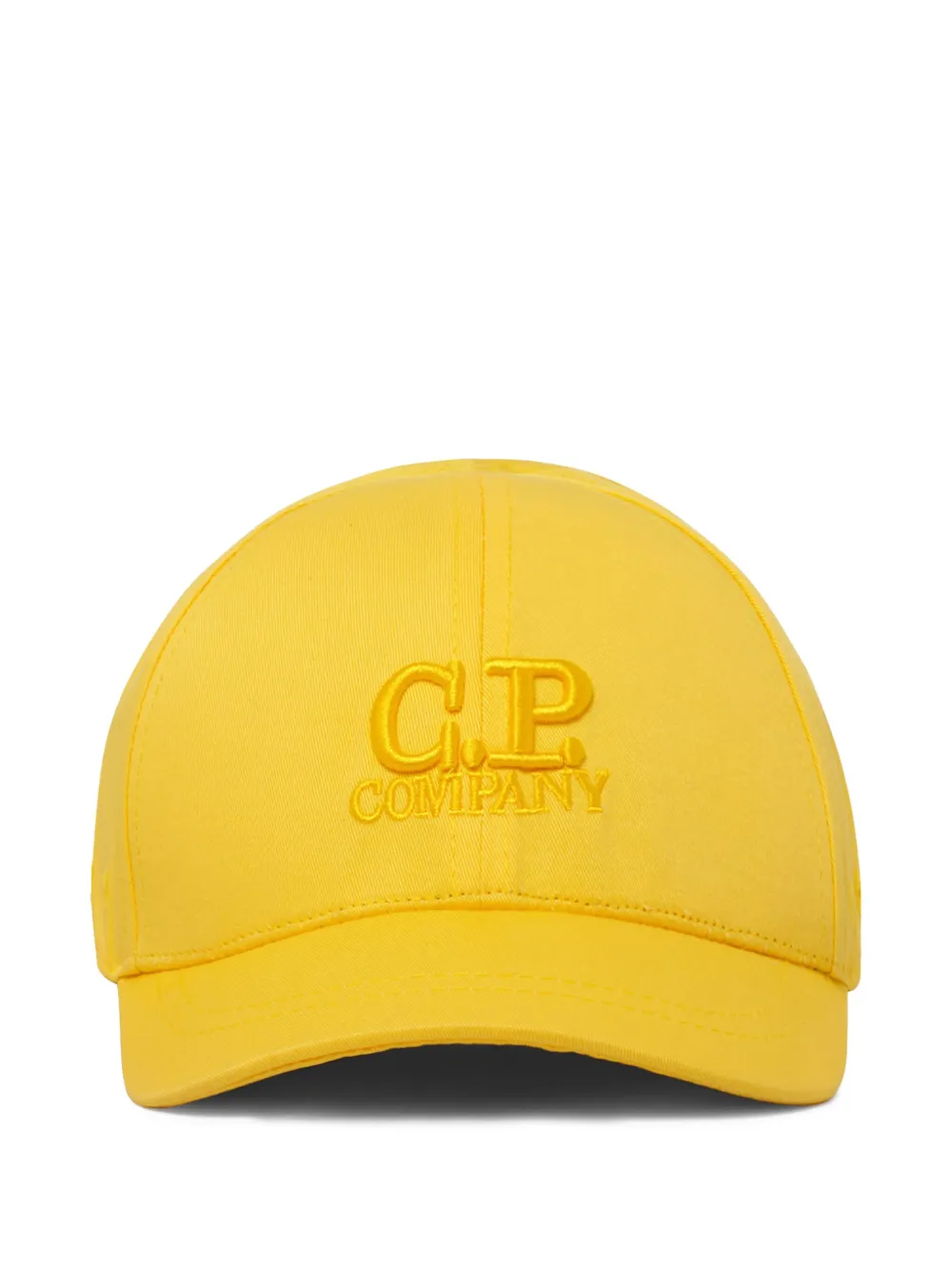 C.P. Company Kids Pet met geborduurd logo Geel