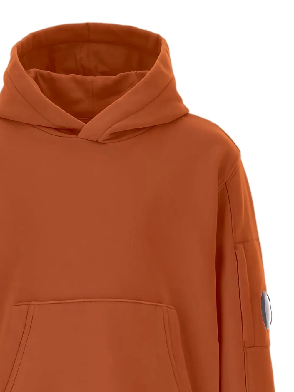 C.P. Company Kids Katoenen hoodie Oranje