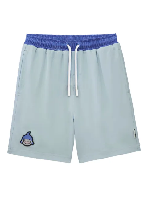 Roarsome shorts de playa con parche del logo