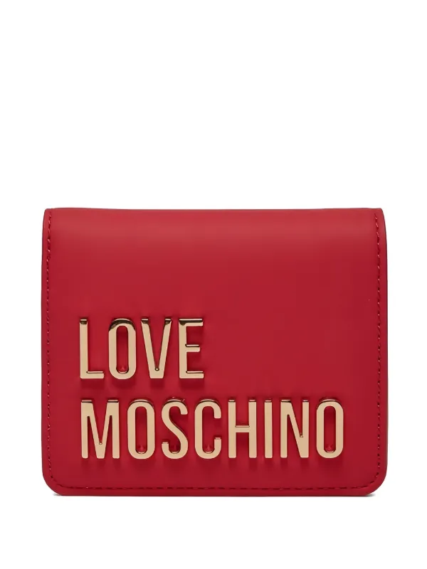 Love Moschino logo-plaque Wallet Red FARFETCH PH
