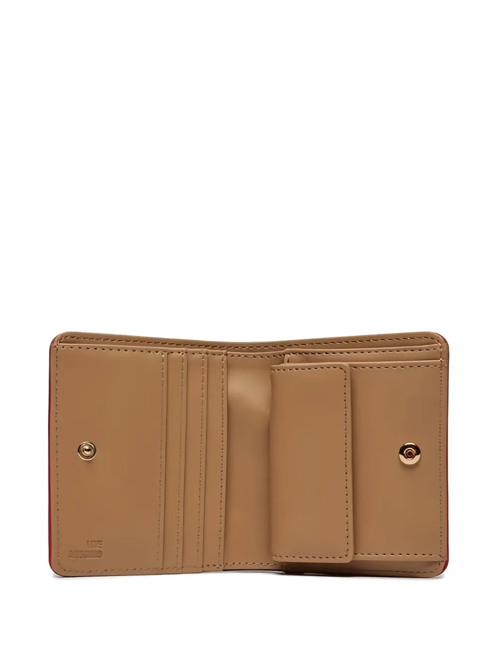 Love Moschino Portemonnee met logoplakkaat Rood