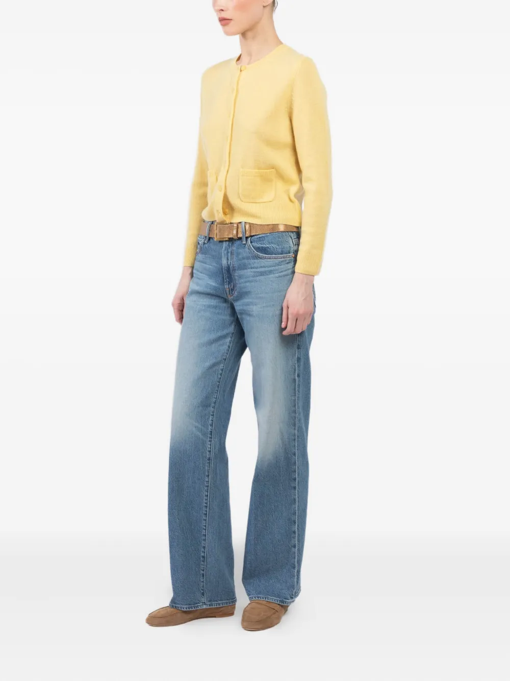 MOTHER Tunnel Vision Sneak jeans Blauw