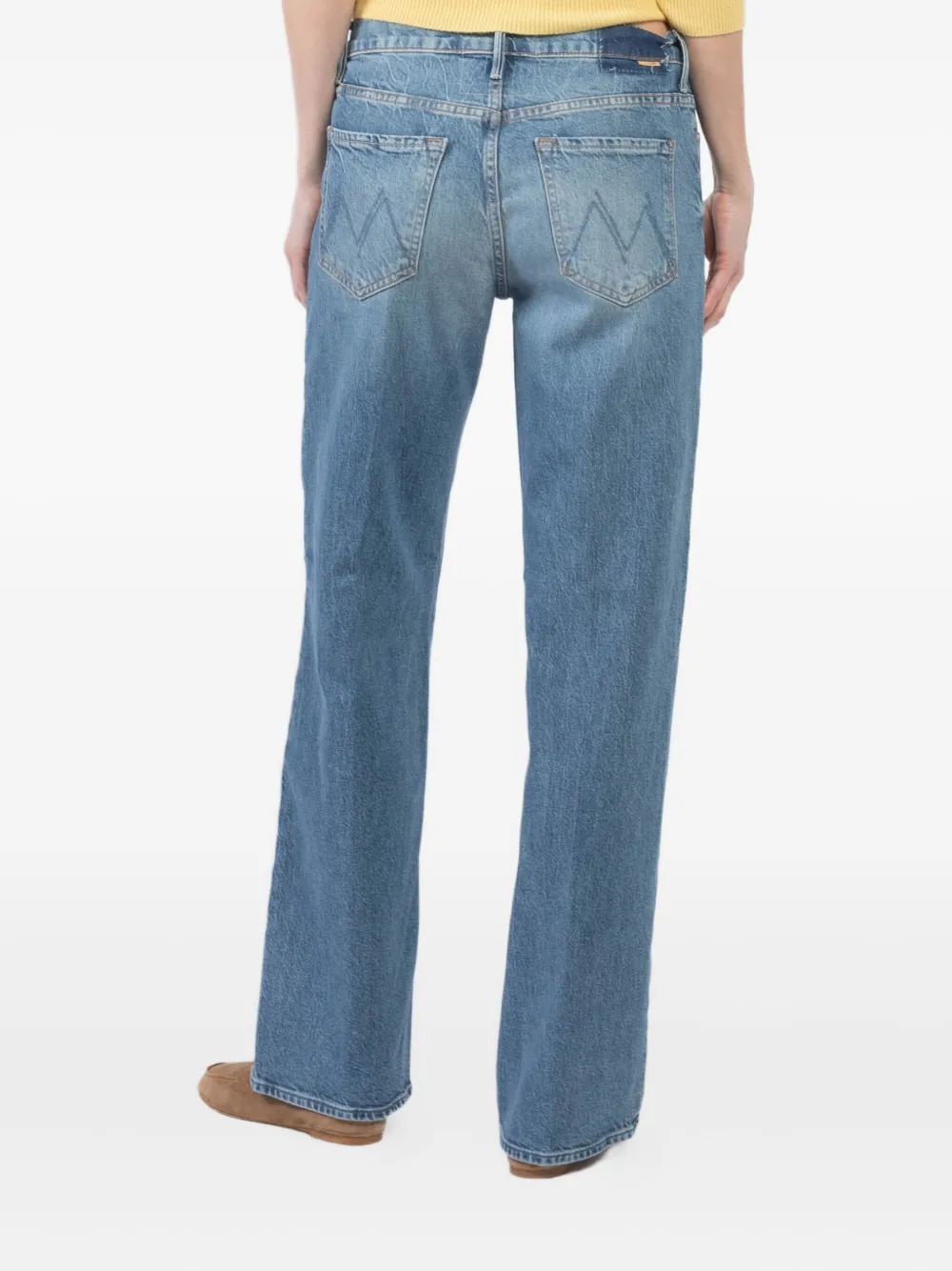 MOTHER Tunnel Vision Sneak jeans Blauw