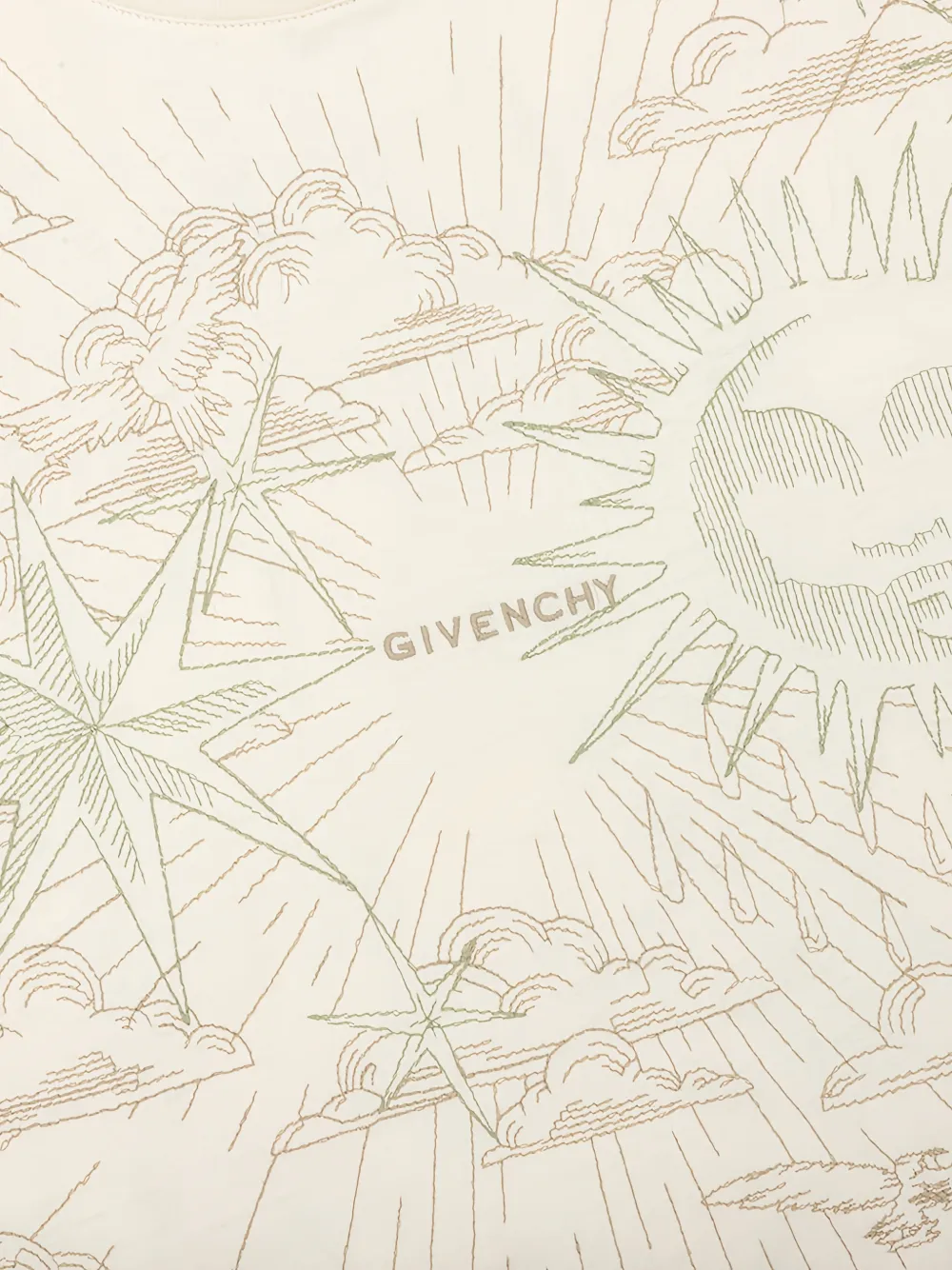 Givenchy T-shirt met print Beige
