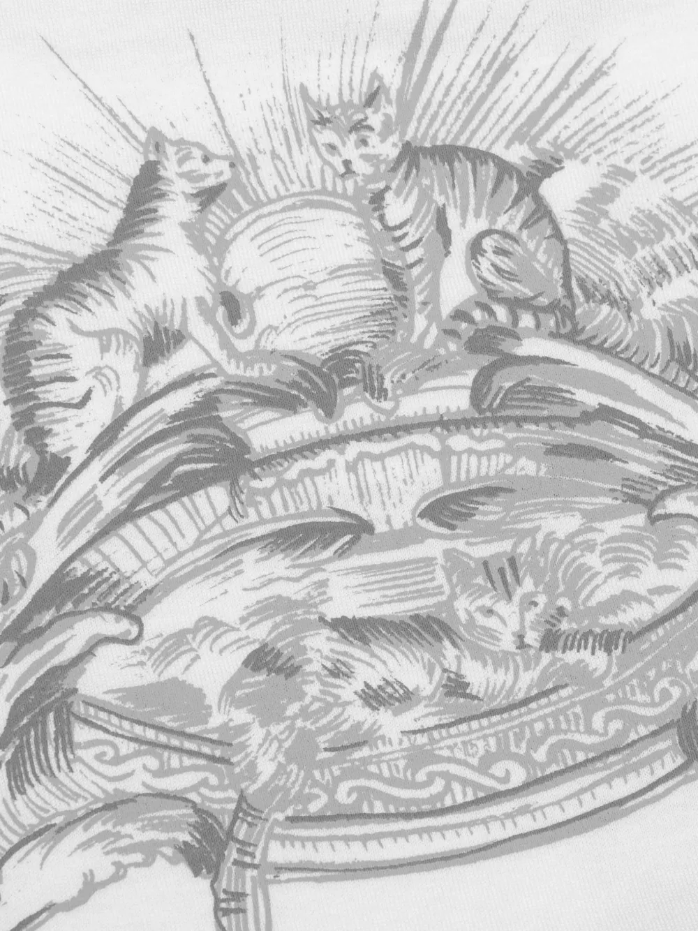 Givenchy T-shirt met grafische print Wit