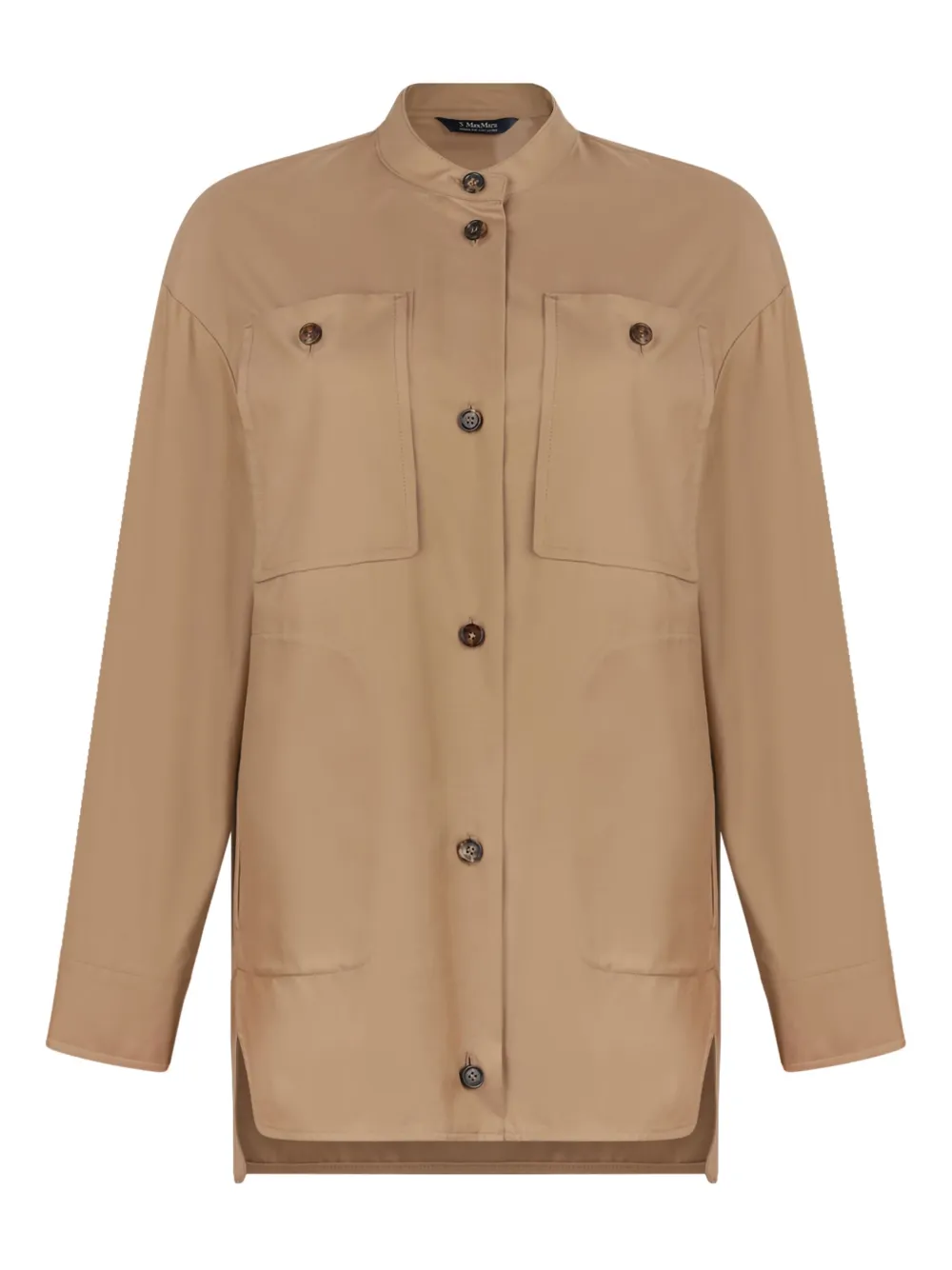 'S Max Mara Jaqueta com gola padre | Marrom | Image 1