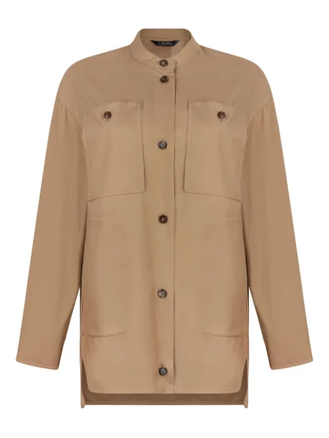 'S Max Mara band-collar jacket