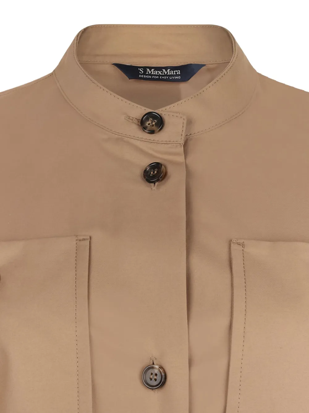 'S Max Mara Jack met bandkraag Bruin