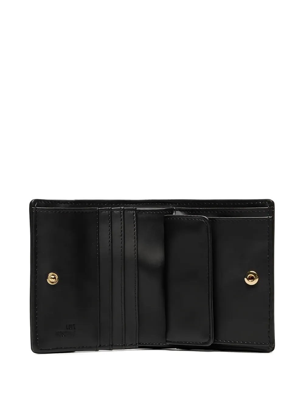 Love Moschino Portemonnee met logoplakkaat Zwart
