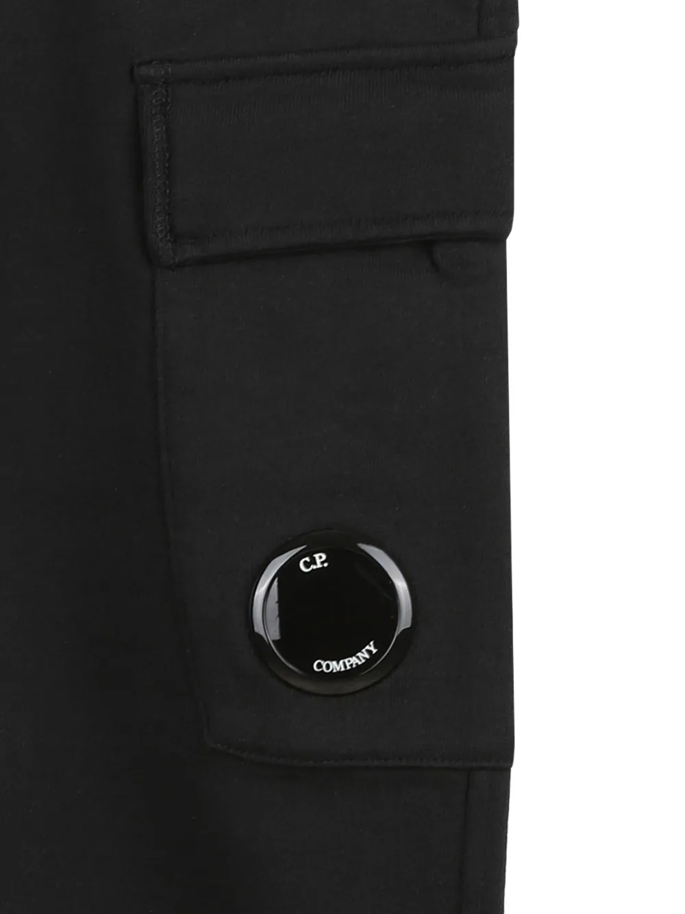 C.P. Company Kids Joggingbroek met Lens-detail Zwart