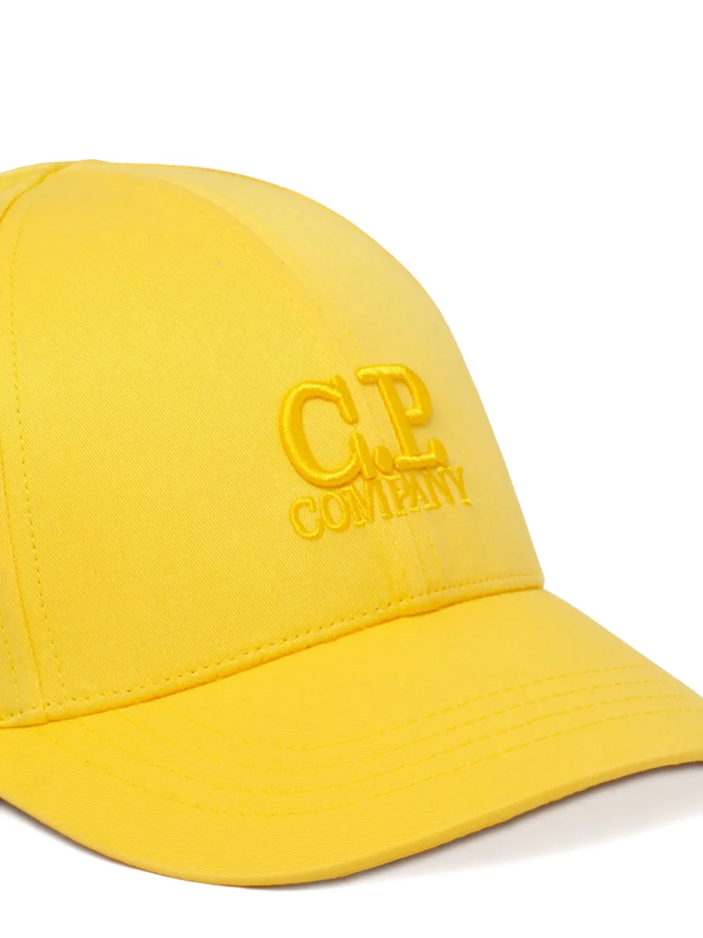 C.P. Company Kids Pet met geborduurd logo Geel