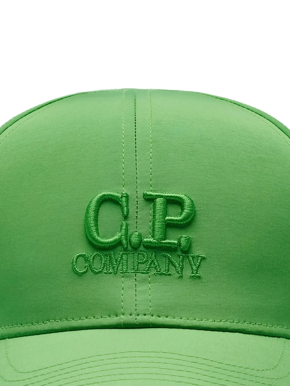 C.P. Company Kids curved-brim logo baseball cap - Groen