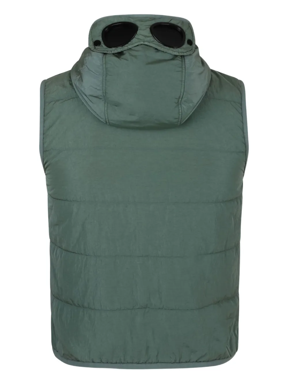 C.P. Company Kids Bodywarmer met Goggles-detail Groen