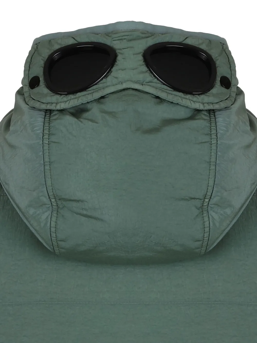 C.P. Company Kids Bodywarmer met Goggles-detail Groen